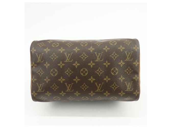 Louis Vuitton Monogram Speedy 30 Boston Bag Hand Bag Brown M41526 - vista 5