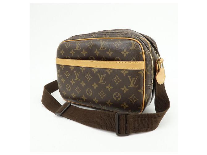Louis Vuitton Monogram Reporter PM Shoulder Crossbody Bag Brown M45254 - vista 3