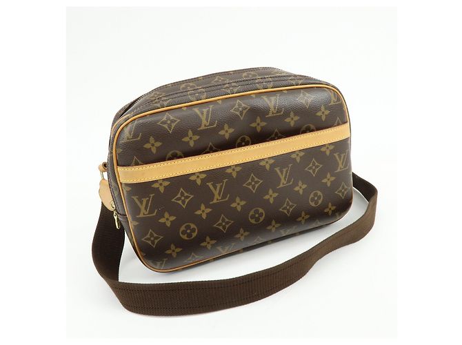 Louis Vuitton Monogram Reporter PM Shoulder Crossbody Bag Brown M45254 - vista 4