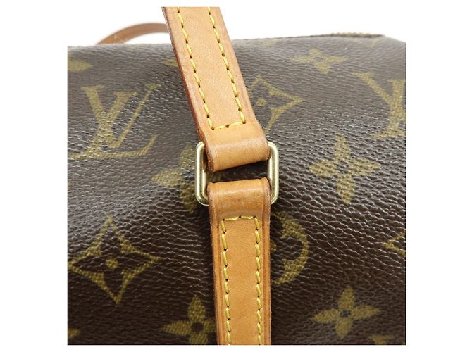 Borsa a mano Louis Vuitton Monogram Papillon 26 Vecchio Stile Marrone M51366 - vista 10