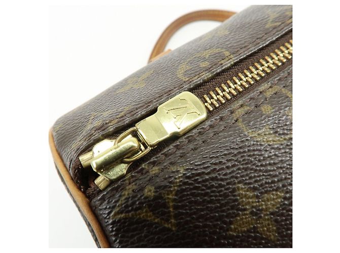 Borsa a mano Louis Vuitton Monogram Papillon 26 Vecchio Stile Marrone M51366 - vista 20