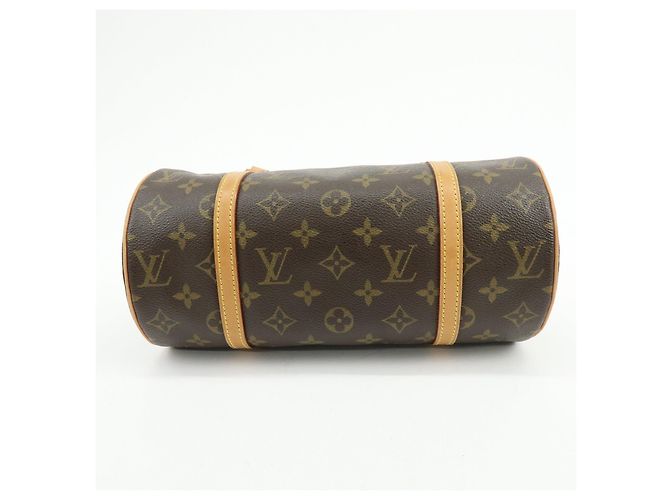 Borsa a mano Louis Vuitton Monogram Papillon 26 Vecchio Stile Marrone M51366 - vista 5