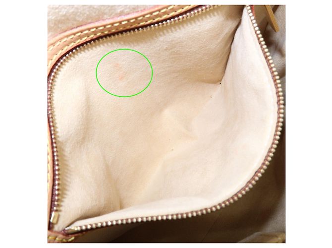 Borsa a spalla e a mano Louis Vuitton Monogram Looping GM Brown M51145 - vista 22