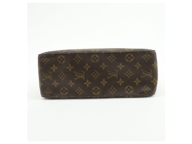 Borsa a spalla e a mano Louis Vuitton Monogram Looping GM Brown M51145 - vista 5