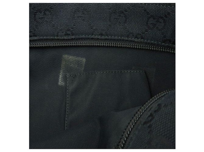 Borsa a tracolla GUCCI Sherry GG Canvas e pelle Nera 189749 - vista 22