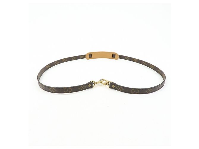 Louis Vuitton Monogram Canvas Shoulder Strap 120cm 1.6cm Brown J75010 - view 3