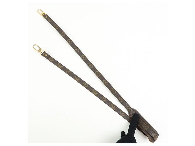 Louis Vuitton Monogram Canvas Shoulder Strap 120cm 1.6cm Brown J75010 - view 4