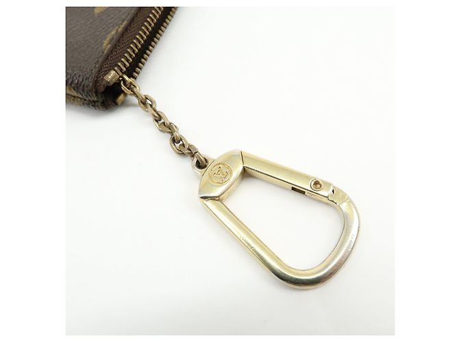 Louis Vuitton Monogram Pochette Cles Coin Case Key Case Brown M62650 - vista 16