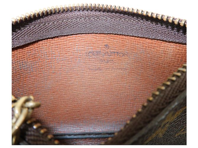 Louis Vuitton Monogram Pochette Cles Coin Case Key Case Brown M62650 - vista 18