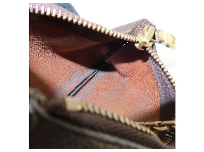 Louis Vuitton Monogram Pochette Cles Coin Case Key Case Brown M62650 - vista 19