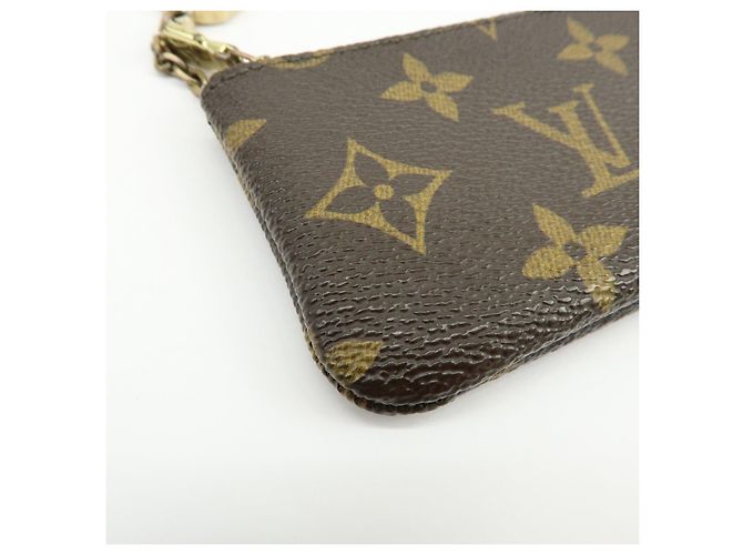 Louis Vuitton Monogram Pochette Cles Coin Case Key Case Brown M62650 - vista 7