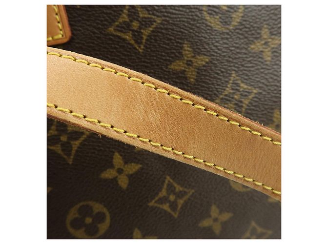 Louis Vuitton Monogram Cabas Mezzo Tote Bag Shoulder Bag Brown M51151 - vista 10