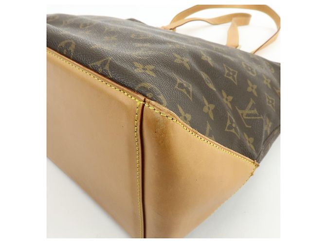 Louis Vuitton Monogram Cabas Mezzo Tote Bag Shoulder Bag Brown M51151 - vista 11