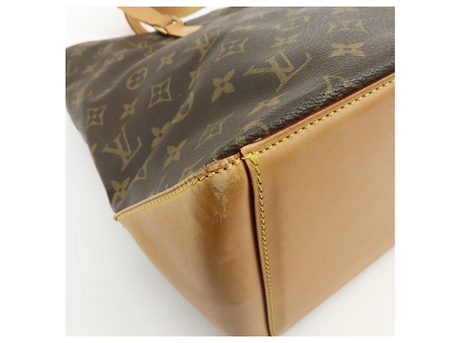 Louis Vuitton Monogram Cabas Mezzo Tote Bag Shoulder Bag Brown M51151 - vista 12