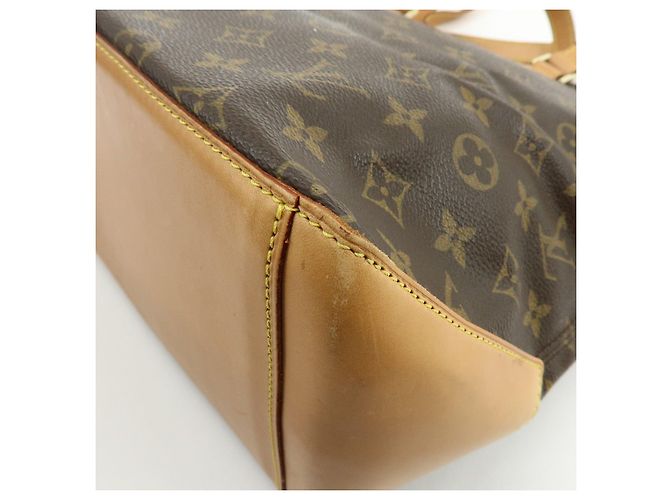 Louis Vuitton Monogram Cabas Mezzo Tote Bag Shoulder Bag Brown M51151 - vista 13