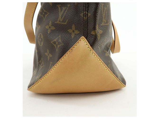 Louis Vuitton Monogram Cabas Mezzo Tote Bag Shoulder Bag Brown M51151 - vista 14