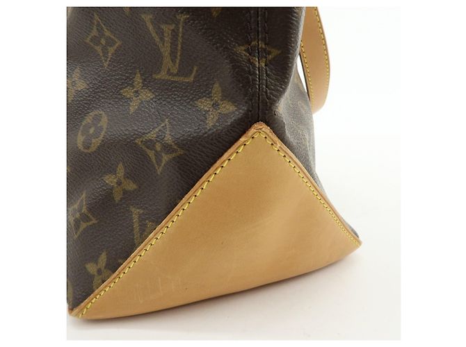 Louis Vuitton Monogram Cabas Mezzo Tote Bag Shoulder Bag Brown M51151 - vista 15