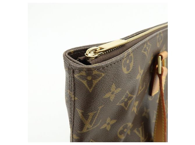 Louis Vuitton Monogram Cabas Mezzo Tote Bag Shoulder Bag Brown M51151 - vista 16