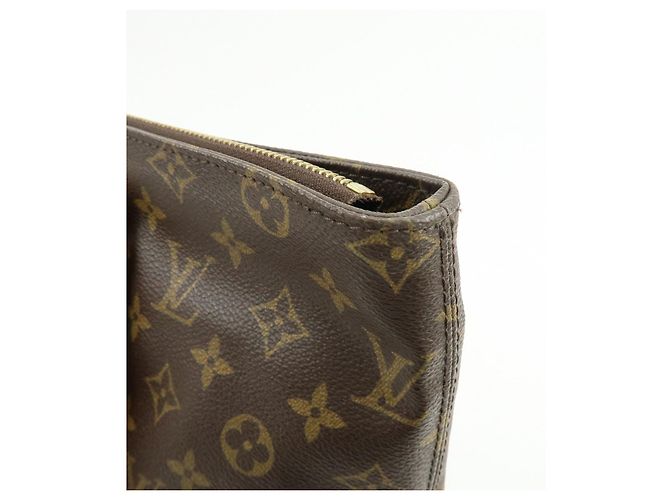 Louis Vuitton Monogram Cabas Mezzo Tote Bag Shoulder Bag Brown M51151 - vista 17