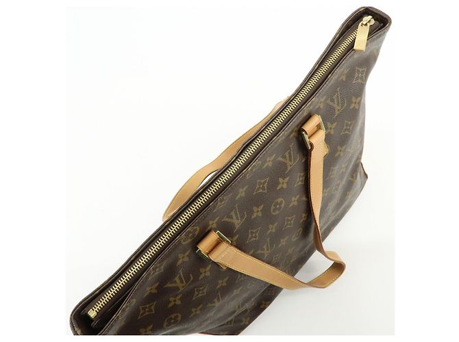 Louis Vuitton Monogram Cabas Mezzo Tote Bag Shoulder Bag Brown M51151 - vista 19