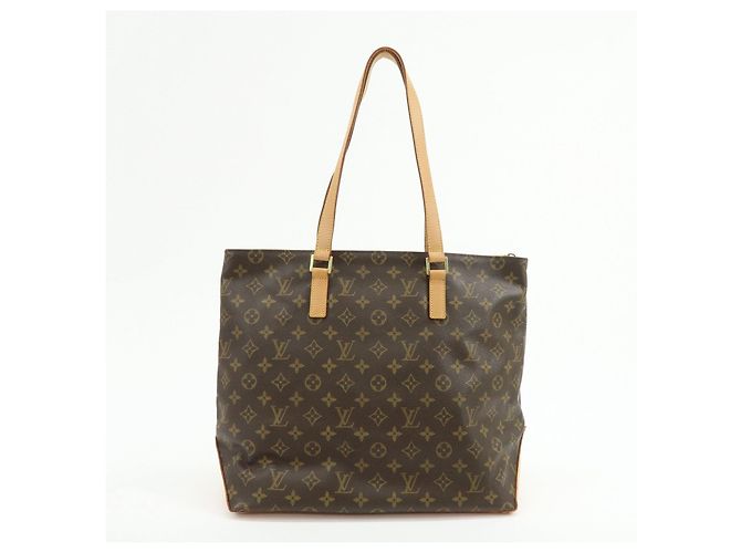 Louis Vuitton Monogram Cabas Mezzo Tote Bag Shoulder Bag Brown M51151 - vista 2