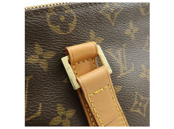 Louis Vuitton Monogram Cabas Mezzo Tote Bag Shoulder Bag Brown M51151 - vista 9