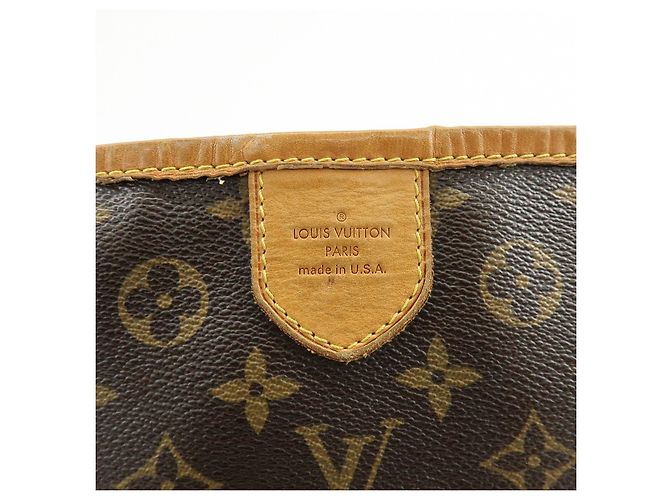 Borsa a tracolla Louis Vuitton Monogram Delightful MM Borsa a mano Marrone M40353 - vista 18