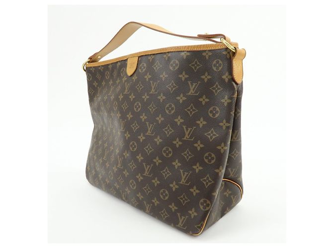 Borsa a tracolla Louis Vuitton Monogram Delightful MM Borsa a mano Marrone M40353 - vista 3