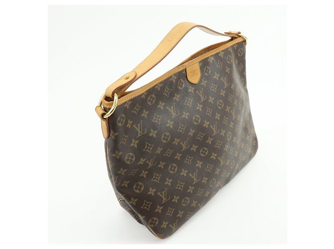 Borsa a tracolla Louis Vuitton Monogram Delightful MM Borsa a mano Marrone M40353 - vista 4