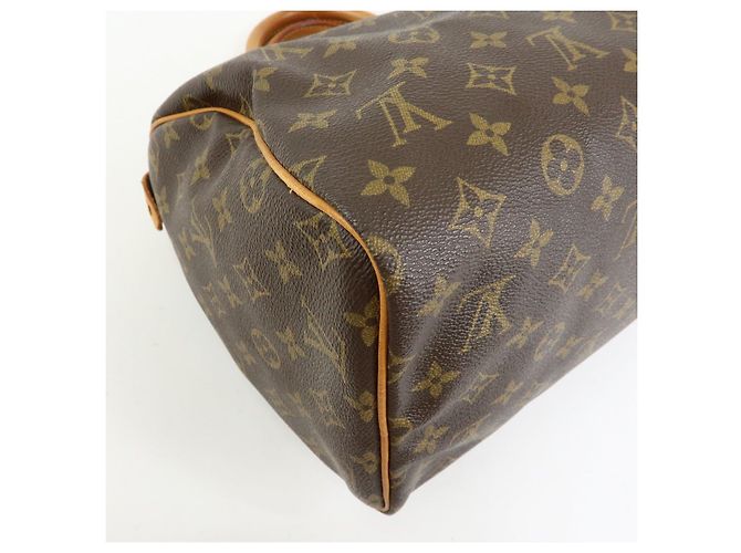 Borsa a mano Louis Vuitton Monogram Speedy 30 Boston Bag Brown M41526 - vista 13