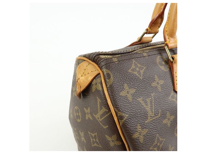 Borsa a mano Louis Vuitton Monogram Speedy 30 Boston Bag Brown M41526 - vista 16