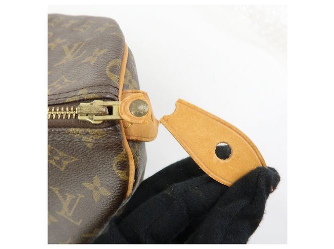 Borsa a mano Louis Vuitton Monogram Speedy 30 Boston Bag Brown M41526 - vista 19
