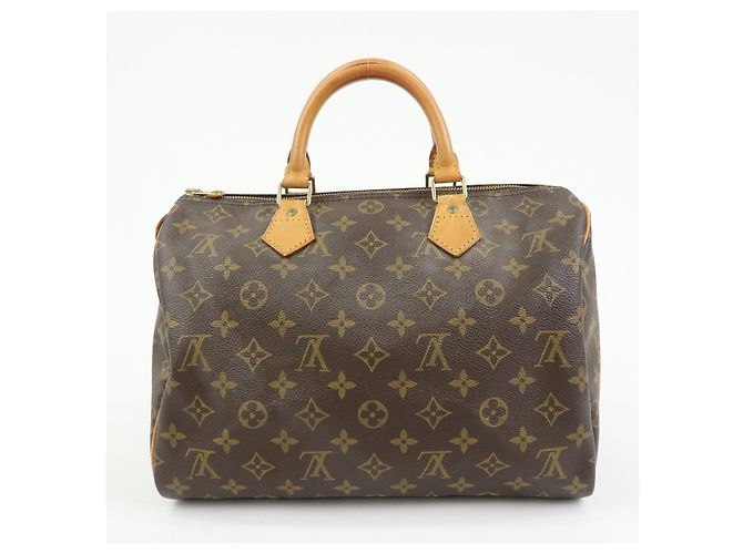 Borsa a mano Louis Vuitton Monogram Speedy 30 Boston Bag Brown M41526 - vista 2
