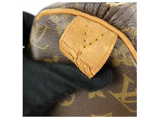 Borsa a mano Louis Vuitton Monogram Speedy 30 Boston Bag Brown M41526 - vista 20