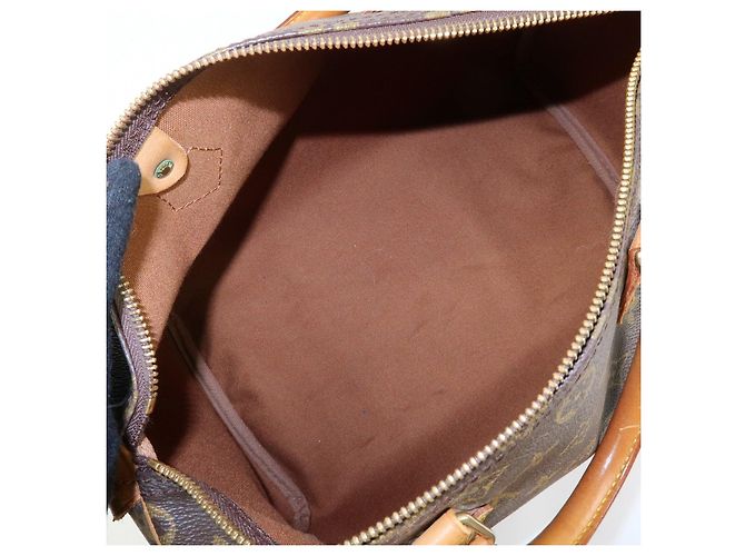 Borsa a mano Louis Vuitton Monogram Speedy 30 Boston Bag Brown M41526 - vista 21