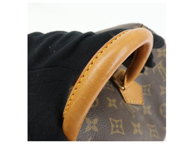 Borsa a mano Louis Vuitton Monogram Speedy 30 Boston Bag Brown M41526 - vista 8