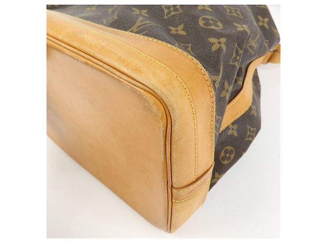 Borsa a tracolla Louis Vuitton Monogram Noe Canvas Leather Brown M42224 - vista 10