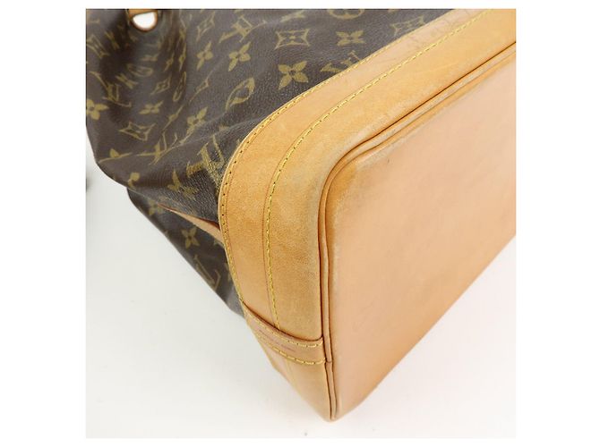 Borsa a tracolla Louis Vuitton Monogram Noe Canvas Leather Brown M42224 - vista 11