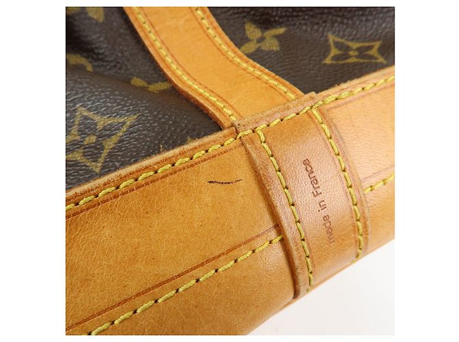 Borsa a tracolla Louis Vuitton Monogram Noe Canvas Leather Brown M42224 - vista 16
