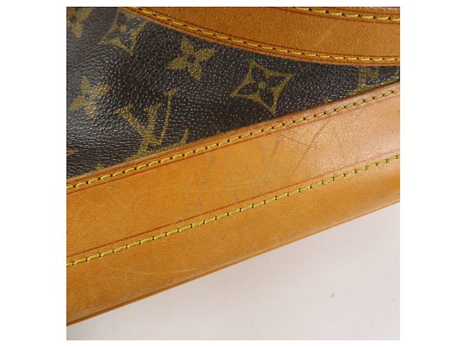 Borsa a tracolla Louis Vuitton Monogram Noe Canvas Leather Brown M42224 - vista 17