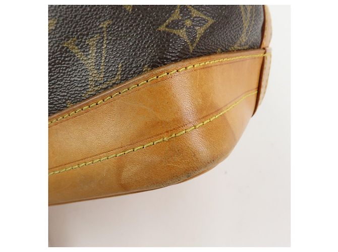 Borsa a tracolla Louis Vuitton Monogram Noe Canvas Leather Brown M42224 - vista 18