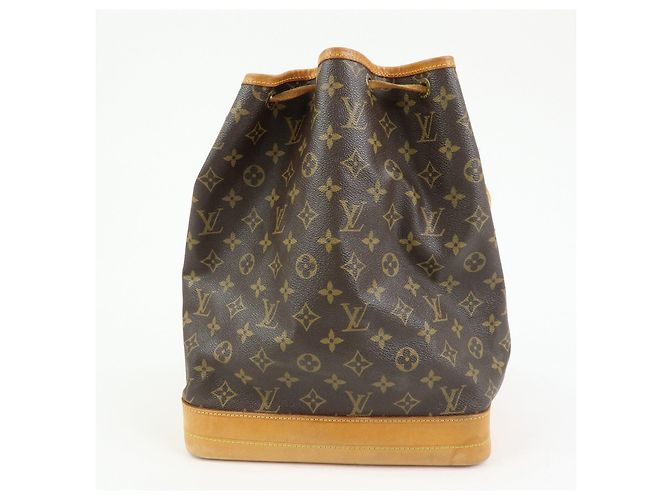 Borsa a tracolla Louis Vuitton Monogram Noe Canvas Leather Brown M42224 - vista 2