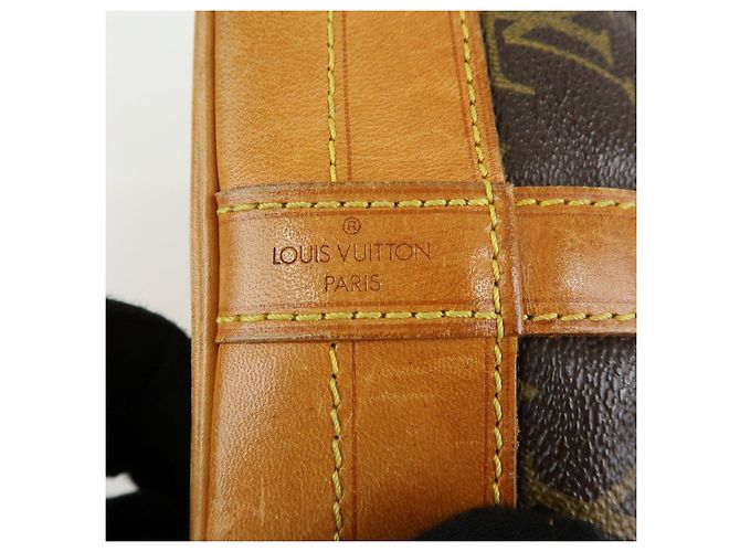 Borsa a tracolla Louis Vuitton Monogram Noe Canvas Leather Brown M42224 - vista 21