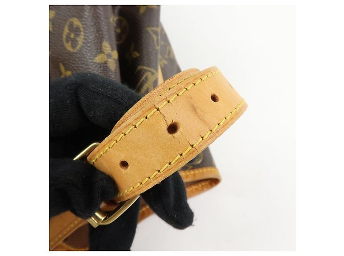 Borsa a tracolla Louis Vuitton Monogram Noe Canvas Leather Brown M42224 - vista 8