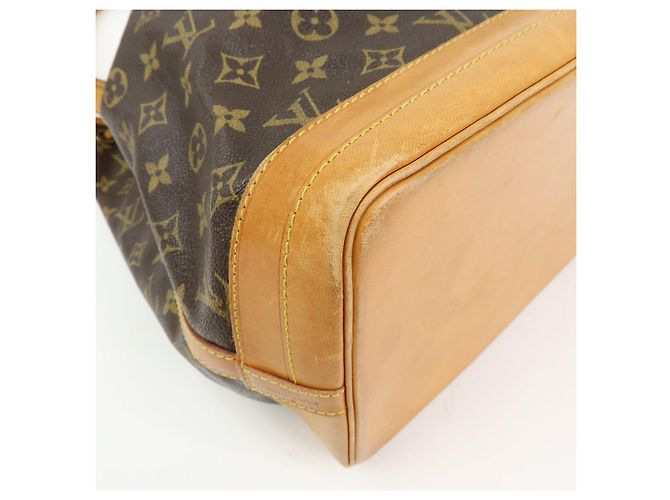 Borsa a tracolla Louis Vuitton Monogram Noe Canvas Leather Brown M42224 - vista 9