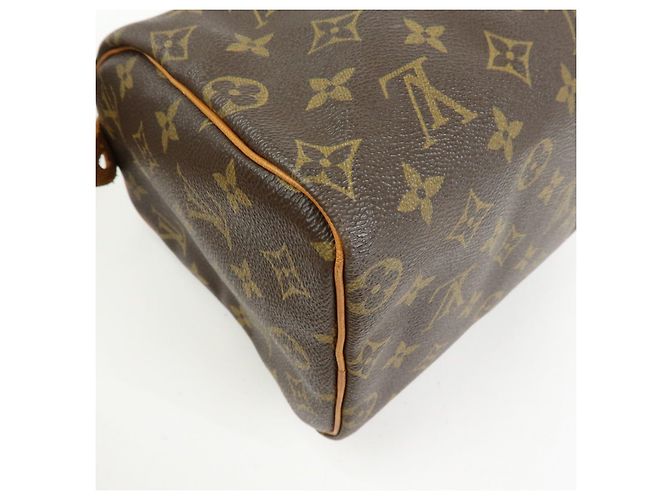 Louis Vuitton Monogram Speedy 25 Boston Bag Hand Bag Brown M41528 - vista 13