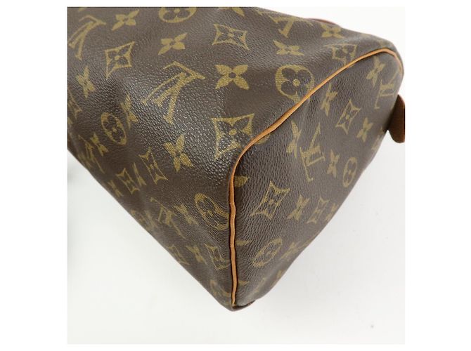 Louis Vuitton Monogram Speedy 25 Boston Bag Hand Bag Brown M41528 - vista 14
