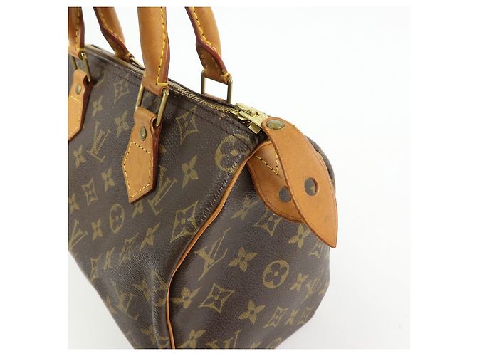 Louis Vuitton Monogram Speedy 25 Boston Bag Hand Bag Brown M41528 - vista 15