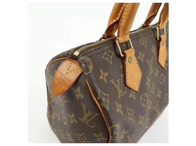 Louis Vuitton Monogram Speedy 25 Boston Bag Hand Bag Brown M41528 - vista 16