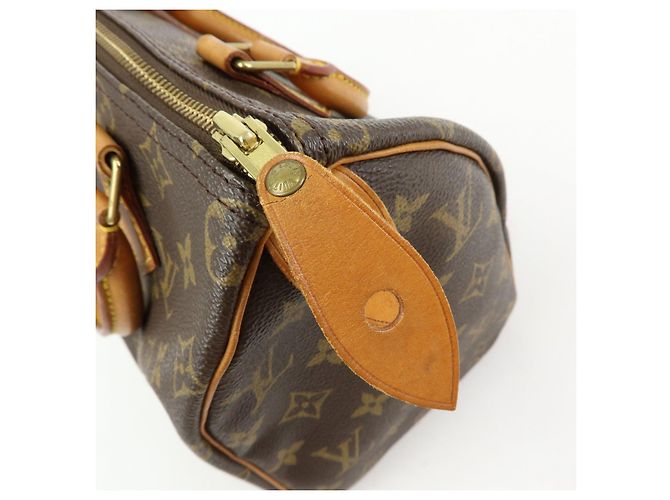 Louis Vuitton Monogram Speedy 25 Boston Bag Hand Bag Brown M41528 - vista 18